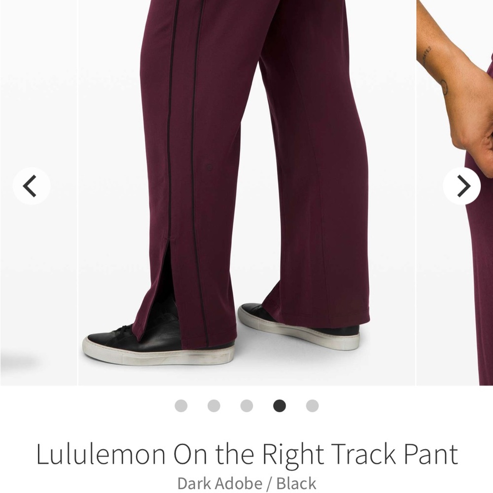 Lululemon On The Right Track Pant NWT! In the Adobe color!